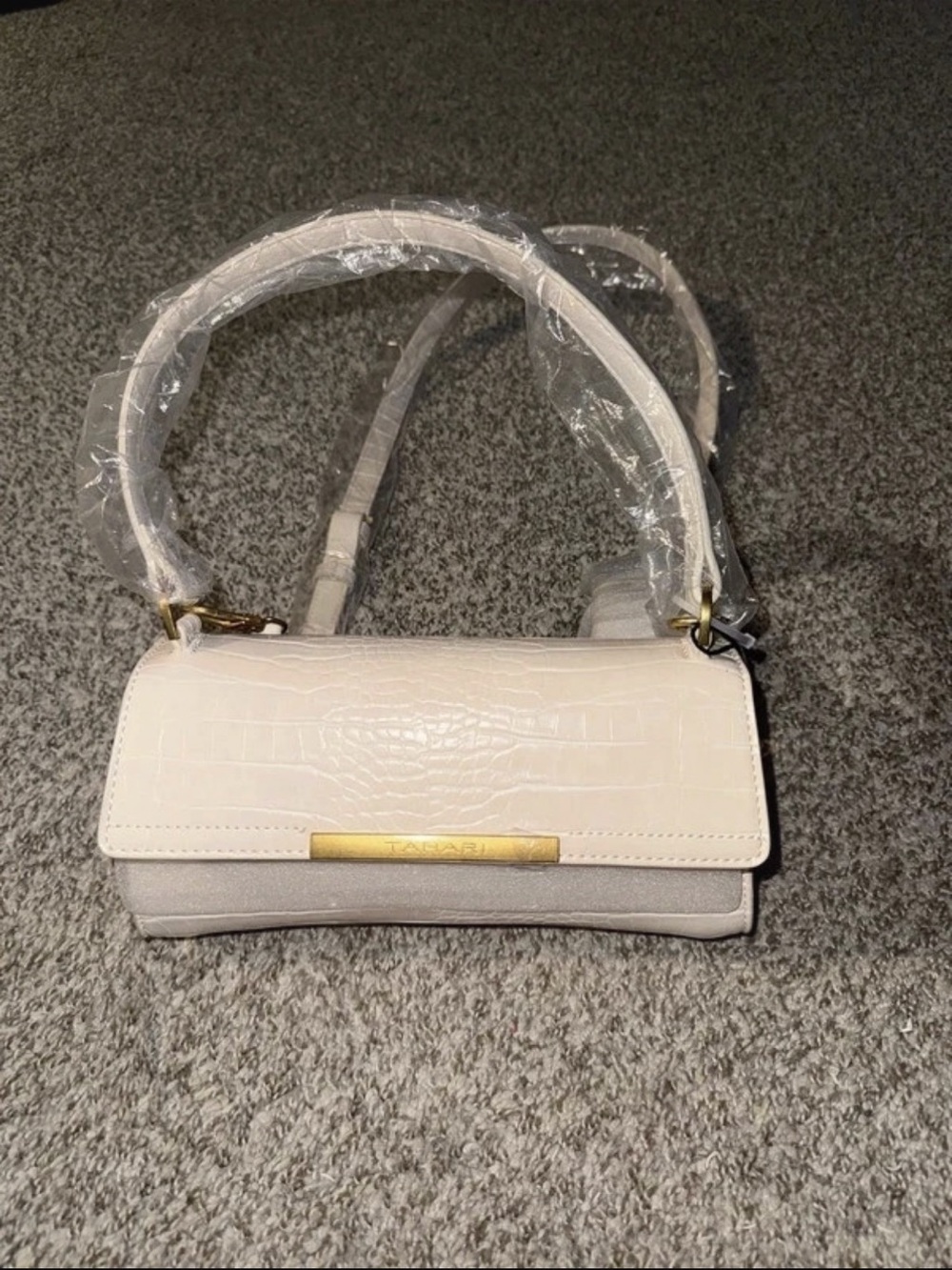 Faux leather Tahari purse